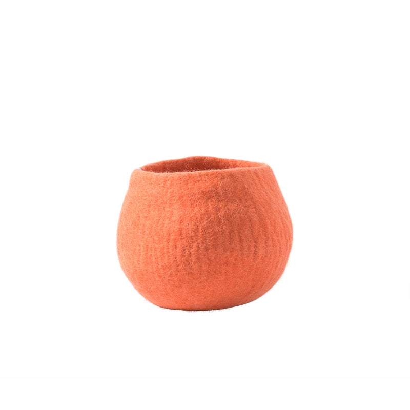 Coral M | Wool Bloempot