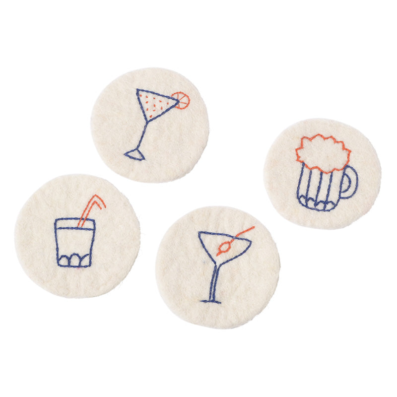 Wool Coaster pack of 4 | Coasters