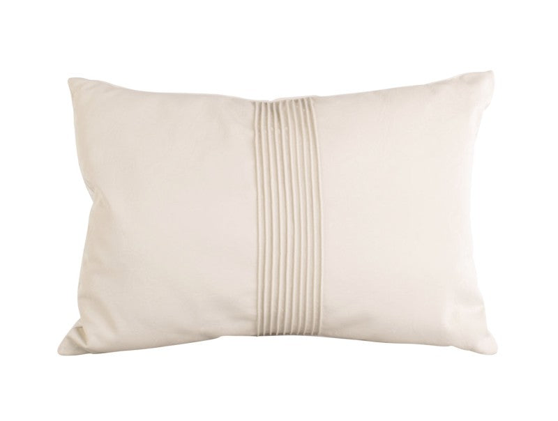 Coussin Aspect Cuir Rectangulaire