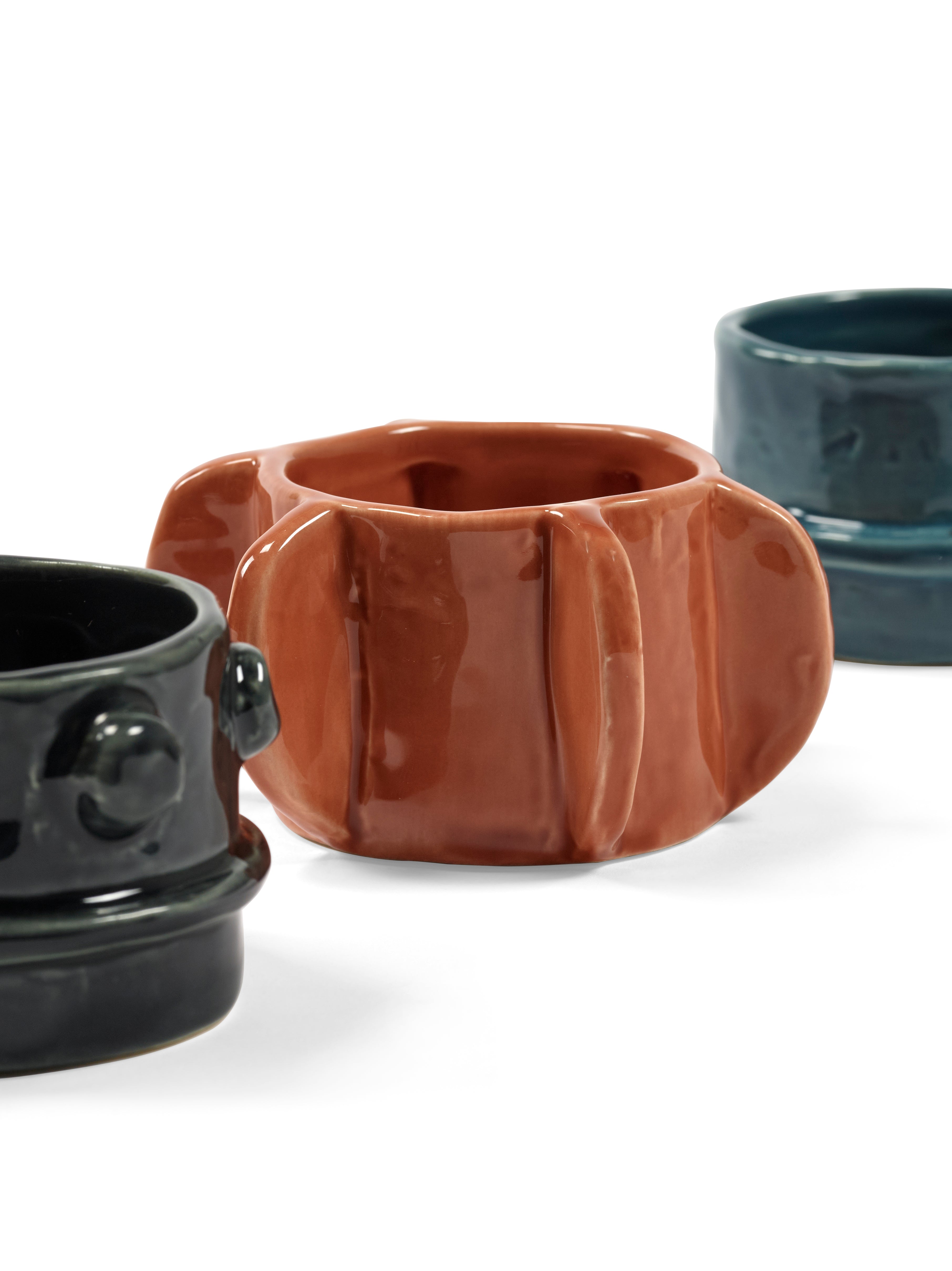 Tealight Holder Glazed Molly