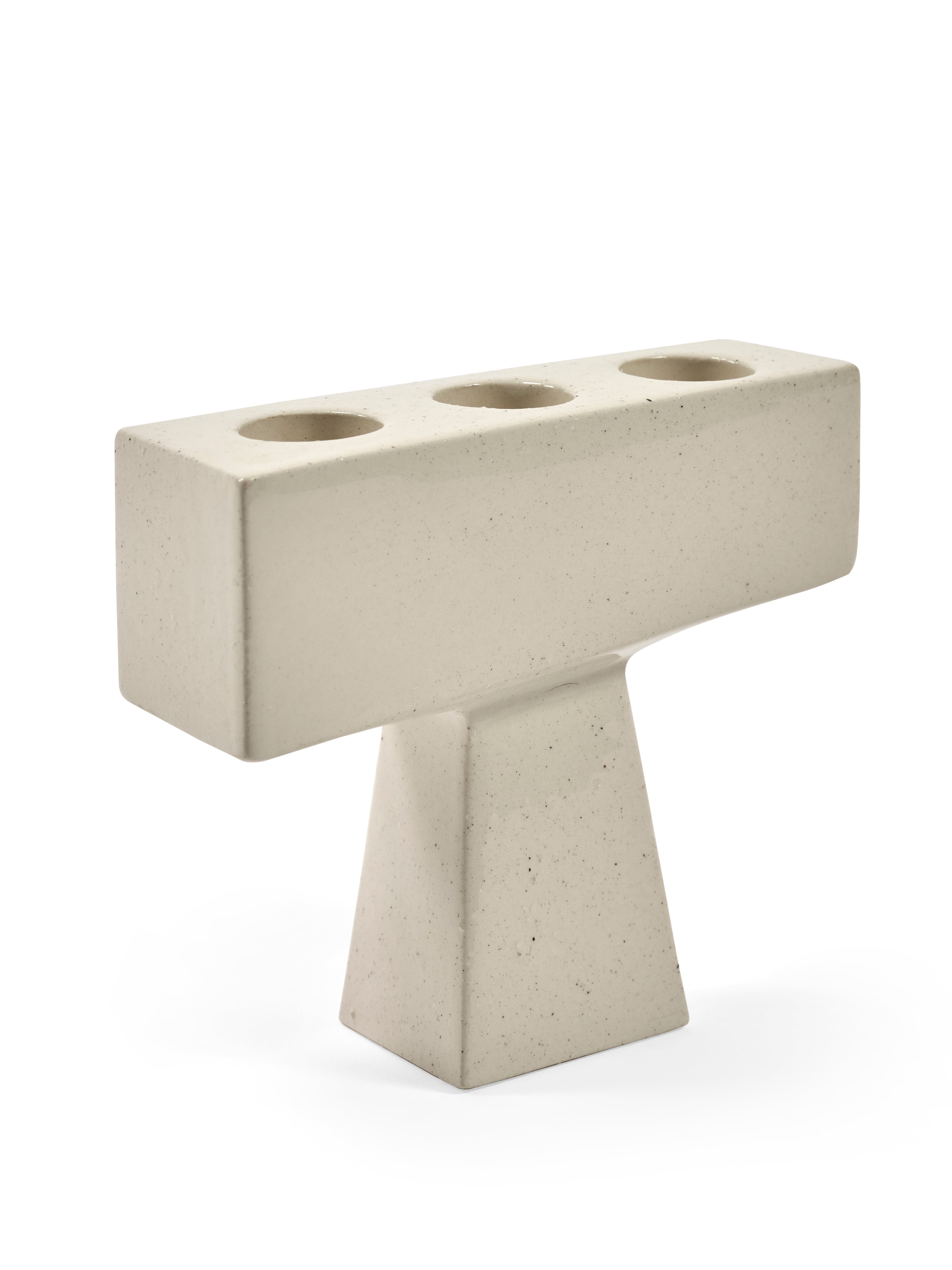 Candle Holder 06 Beige Molly