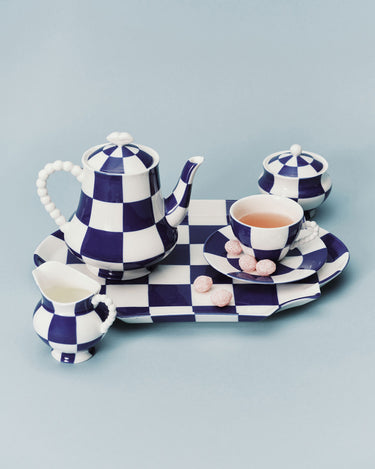Suikerkommetje Blue White Fêtes des Bêtes