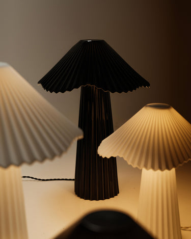 Tafellamp L Black White Uala
