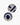 Blue Sophia Dinner Plate set van 4