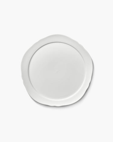 Dinner Plate 02 White Silhouette set van 8
