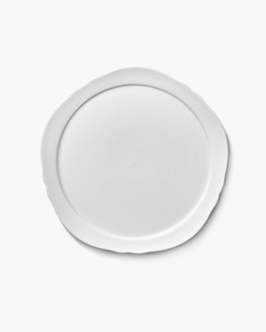 Presentation Plate White Silhouette set van 8