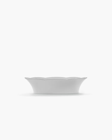 Serving Bowl Oval S White Silhouette Set van 4