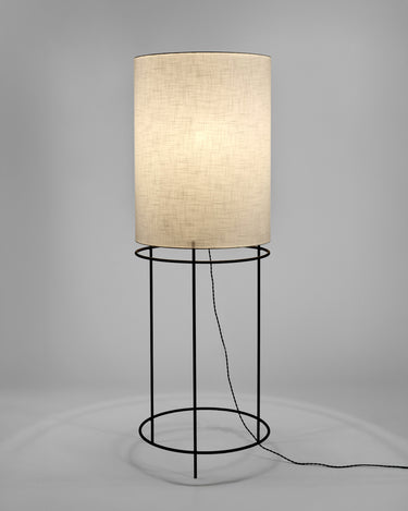Staande Lamp Cylinder 03 Black White
