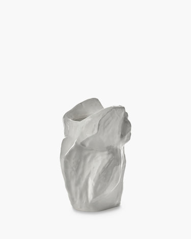 Owl Vase S White After Midnight