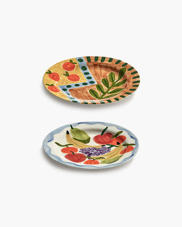 Dinner Plate 04 Mix Dljntlas Set van 2