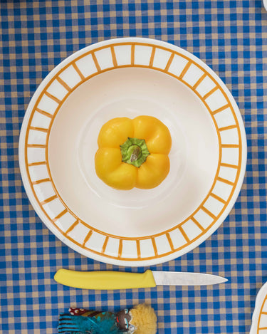 Pastabord Yellow Charly Set van 4