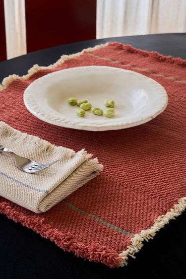 Set van 2 Placemats Vertical Terracota