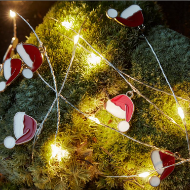 Nille Santa Hat, 10 LED - 90cm